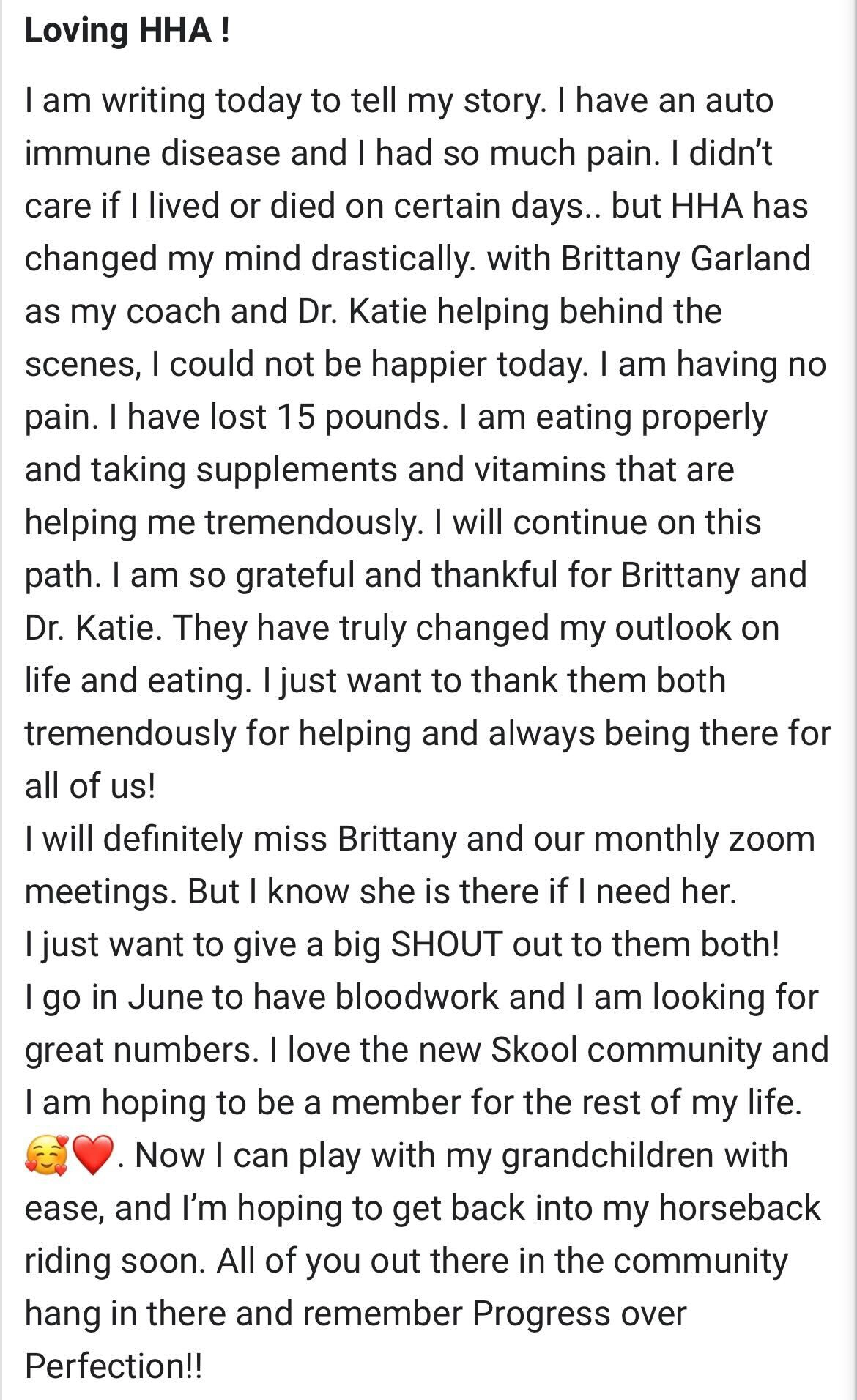 Hormone Therapy Dubuque IN Testimonial